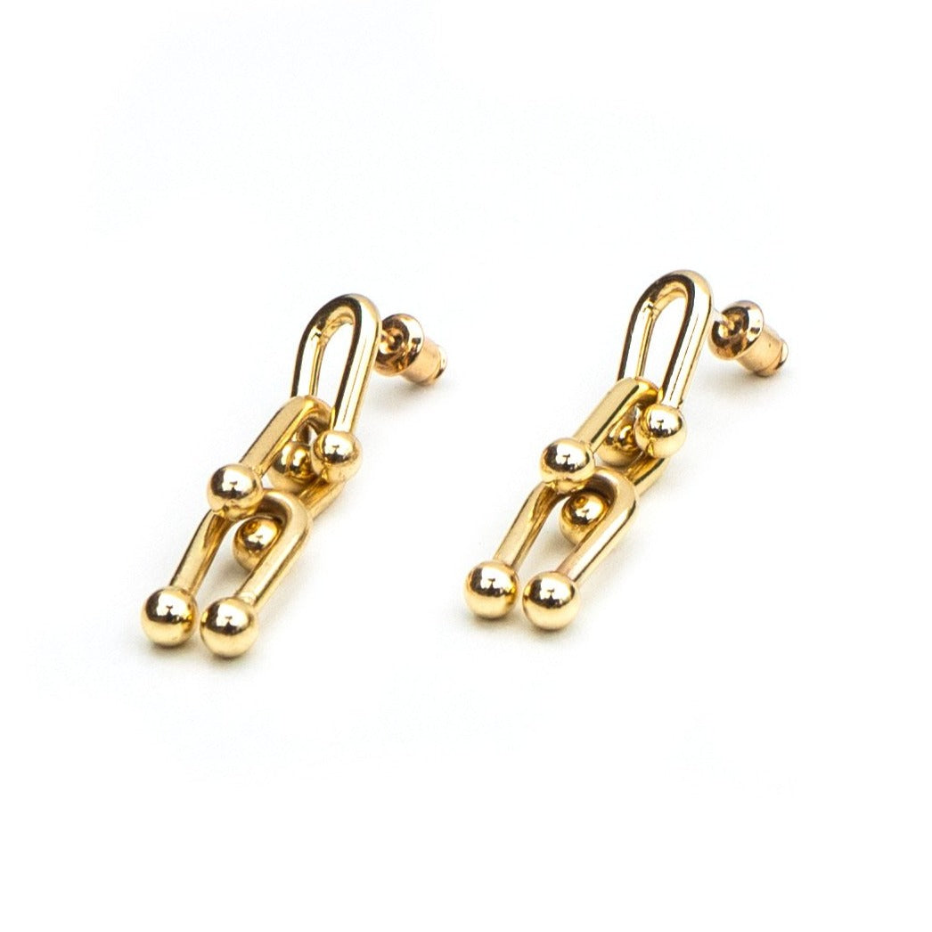 Buy Nelly Safety Pin Earring - Silver